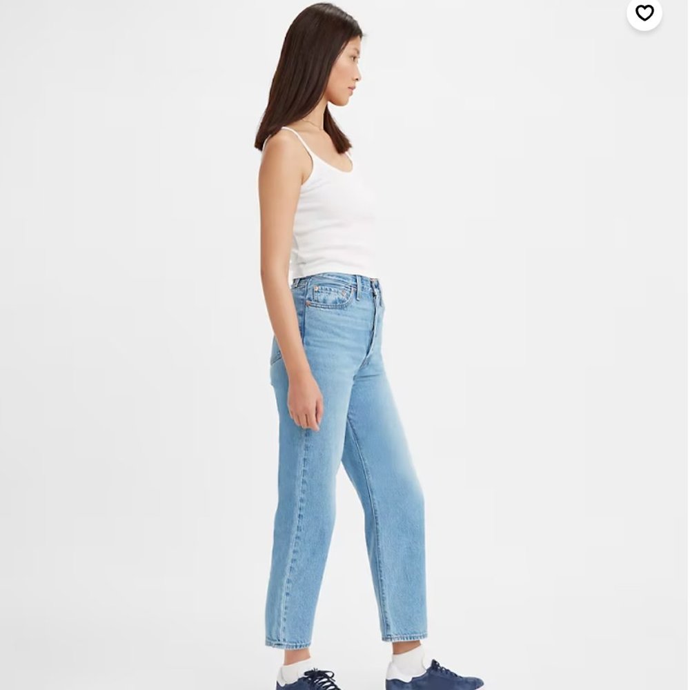Levis ribcage straight jeans